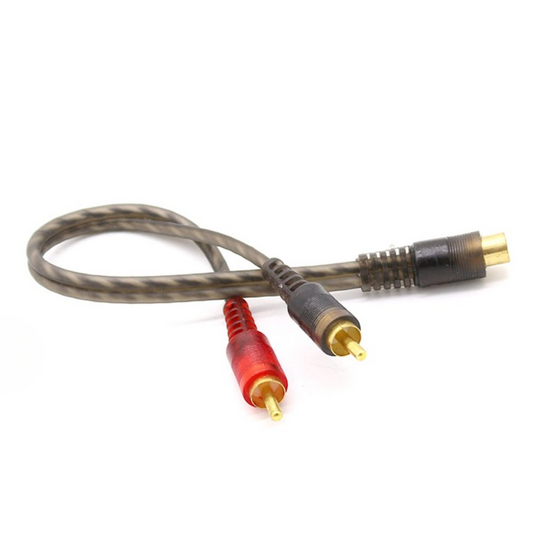 CABLE DE AUDIO PARA AUTOMÓVIL 2 A 1 K-YP03