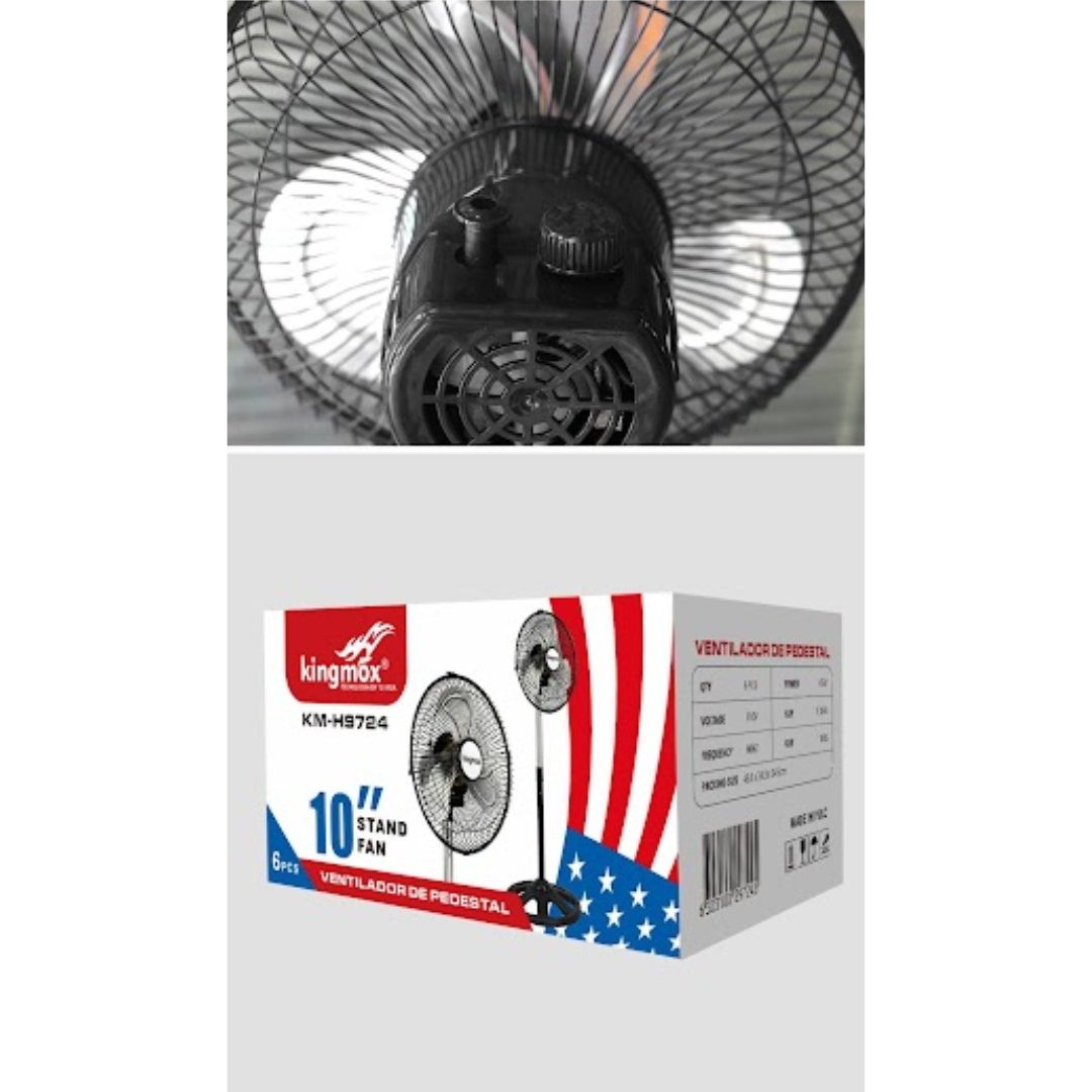 VENTILADOR DE PISO DE 10" KM-H9724