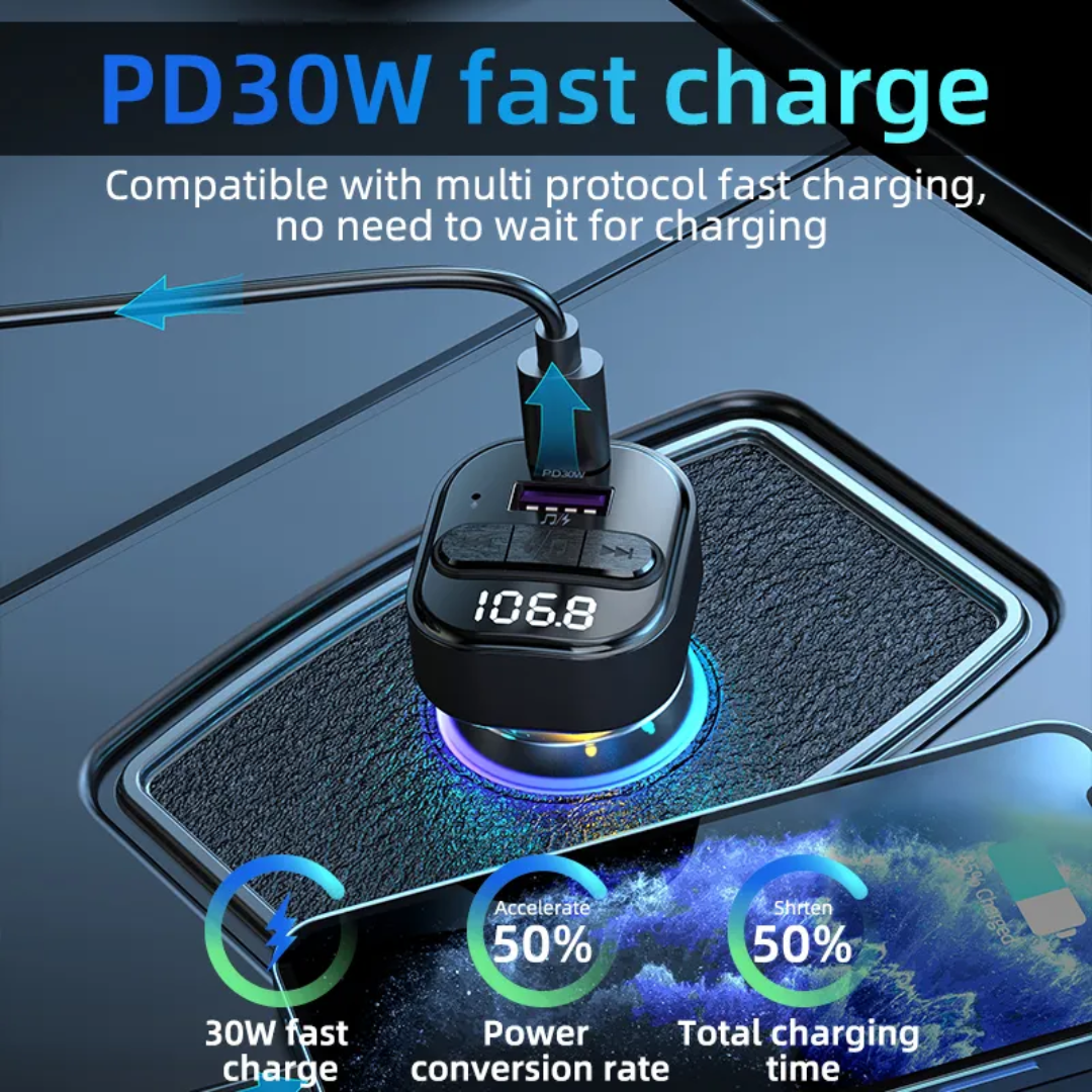 TRANSMISOR BLUETOOTH PARA AUTO C51
