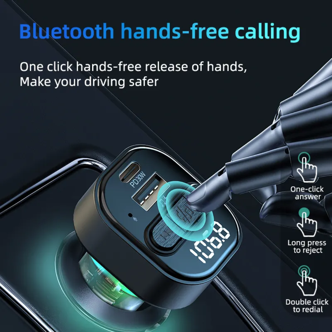 TRANSMISOR BLUETOOTH PARA AUTO C51