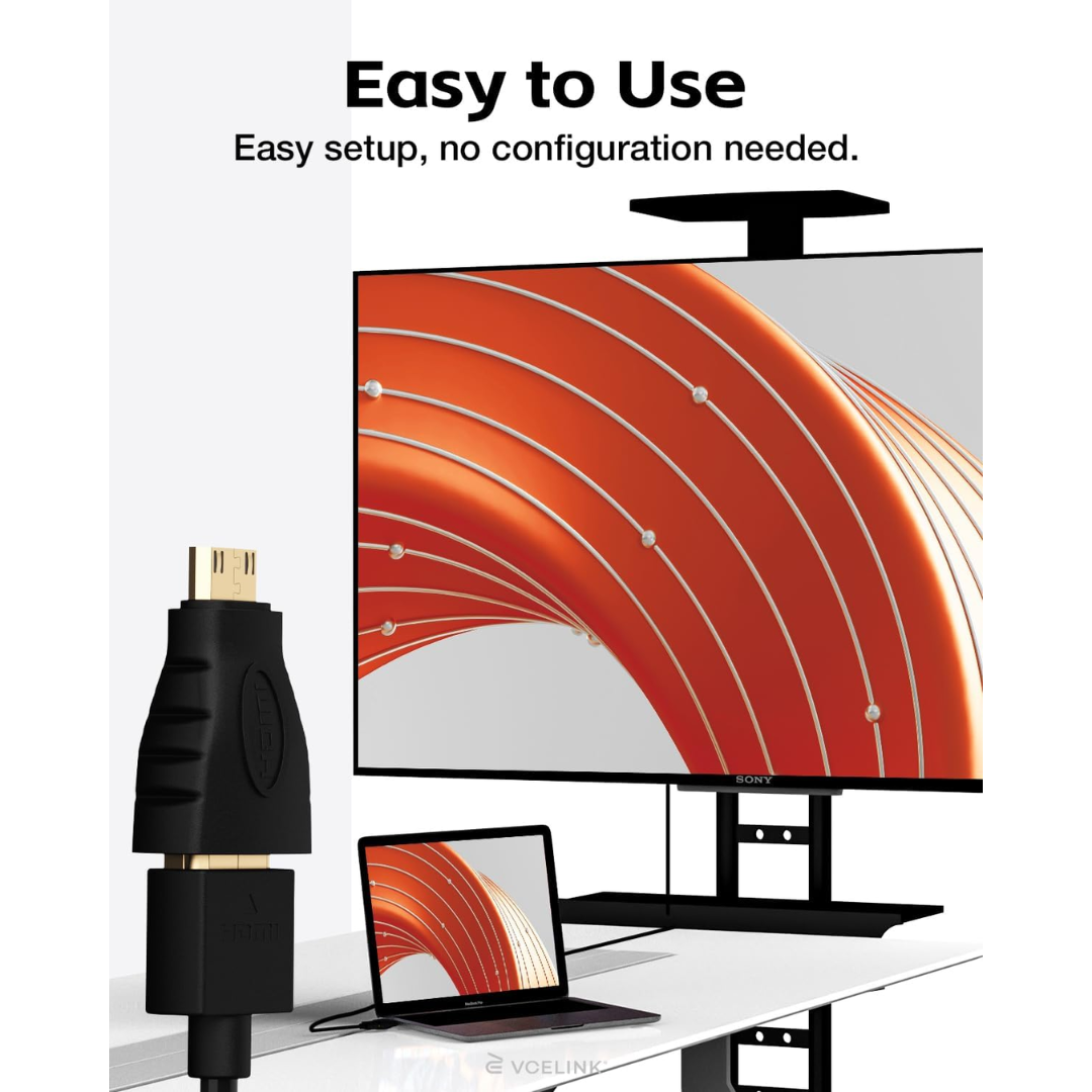 CONECTOR MINI HDMI A HDMI H-MH