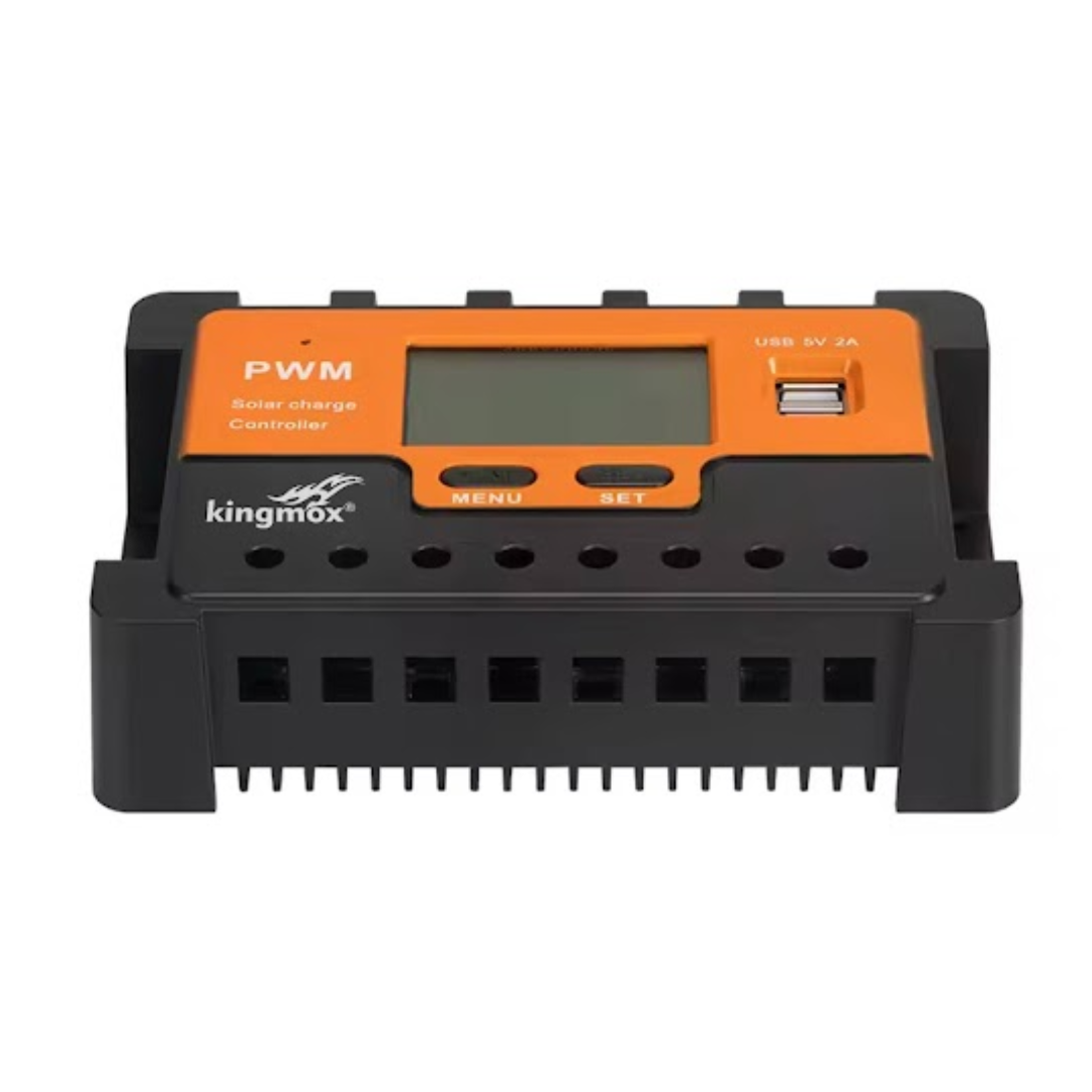 CONTROLADOR SOLAR 12V/24V AUTO DE 30A PWM-130