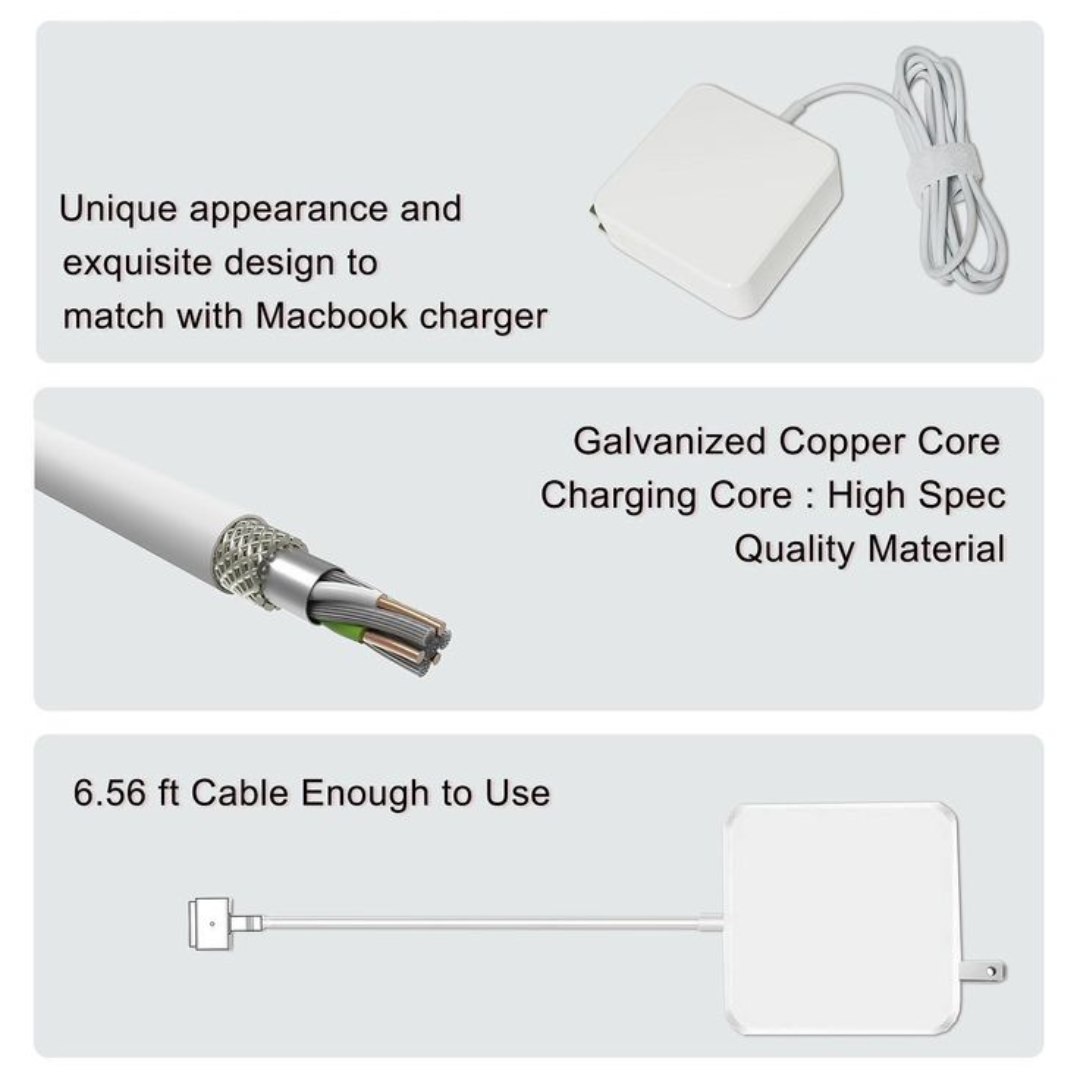 CARGADOR T-TIP PARA MACBOOK DE 60W AE60-T