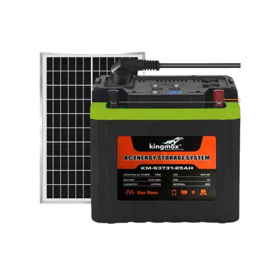 SISTEMA SOLAR PORTÁTIL KM-S3731-25AH