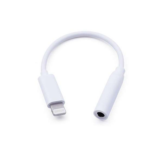 ADAPTADOR LIGHTNING A 3.5MM PARA CONECTAR AURICULARES JH-002