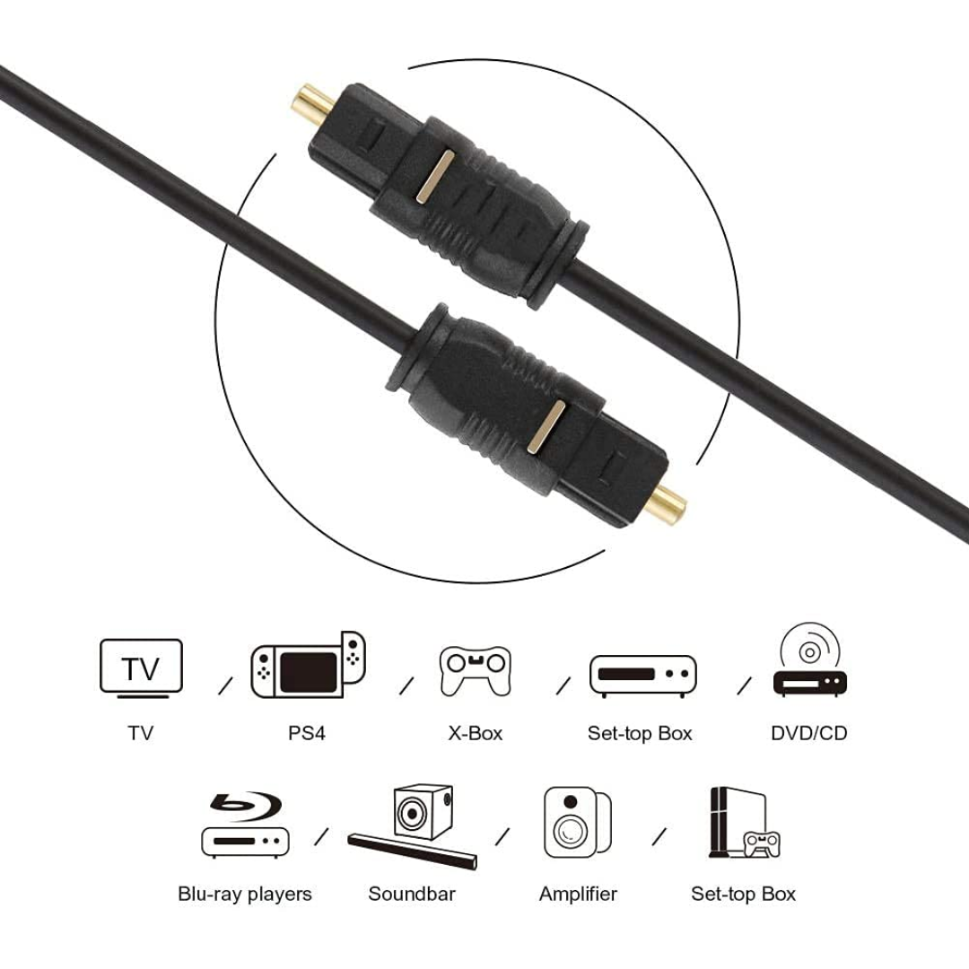 CABLES DE AUDIO DE FIBRA ÓPTICA DSY-9517-5M