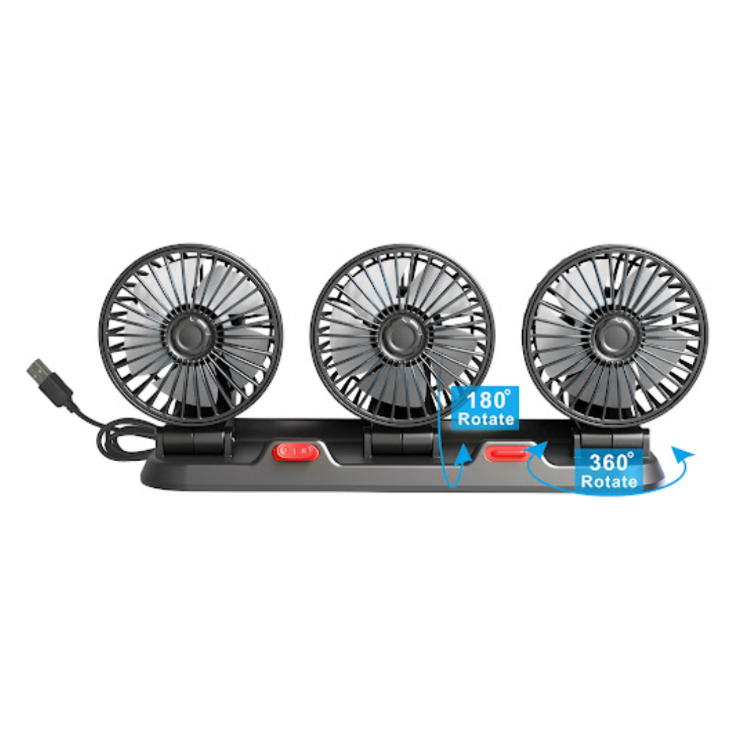 VENTILADOR PARA AUTOS KM-D5907