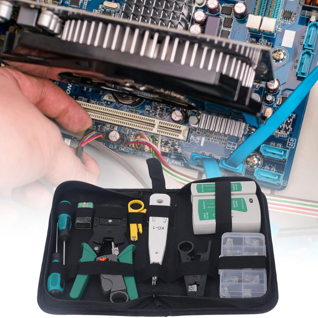 JUEGO DE 12 PIEZAS DE KIT DE PRUEBAS DE RED AR0812