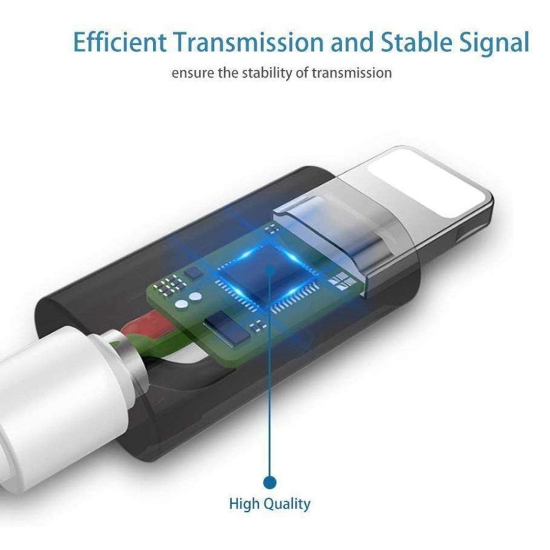 ADAPTADOR LIGHTNING A 3.5MM PARA CONECTAR AURICULARES JH-002
