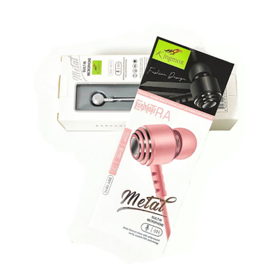 AUDÍFONOS CON MICRÓFONO CON EXTRA BASS METÁLICO DSY-1011