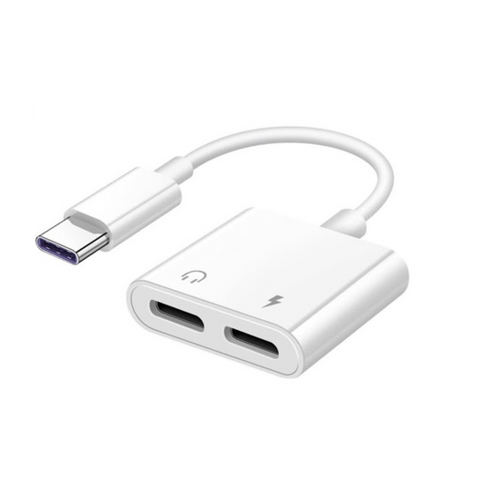 ADAPTADOR USB TIPO C A DOBLE USB TIPO C JH-032
