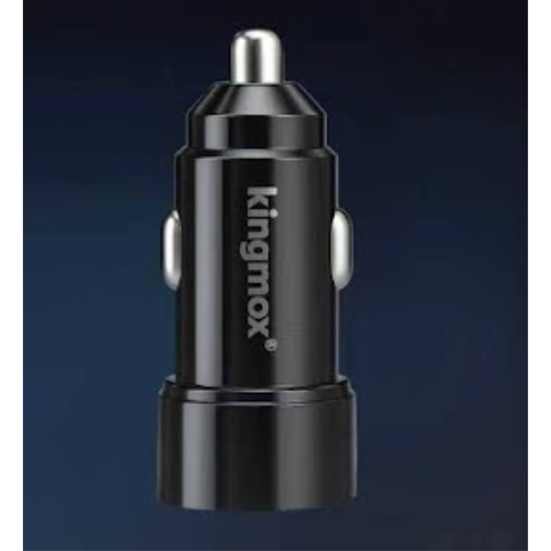 CARGADOR PARA AUTO DE 2 PUERTOS USB KM-E6718