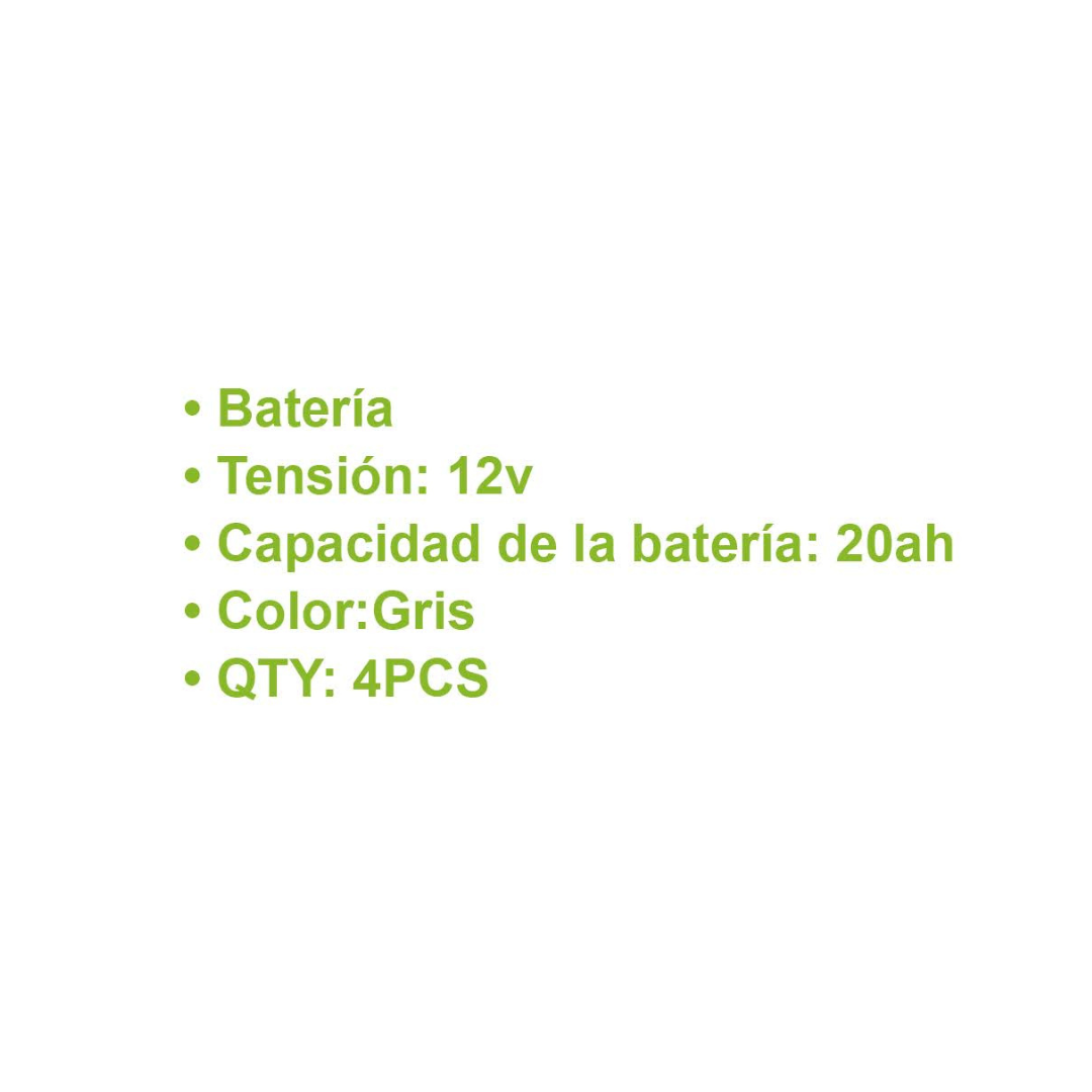 BATERIA DE GEL 20AH