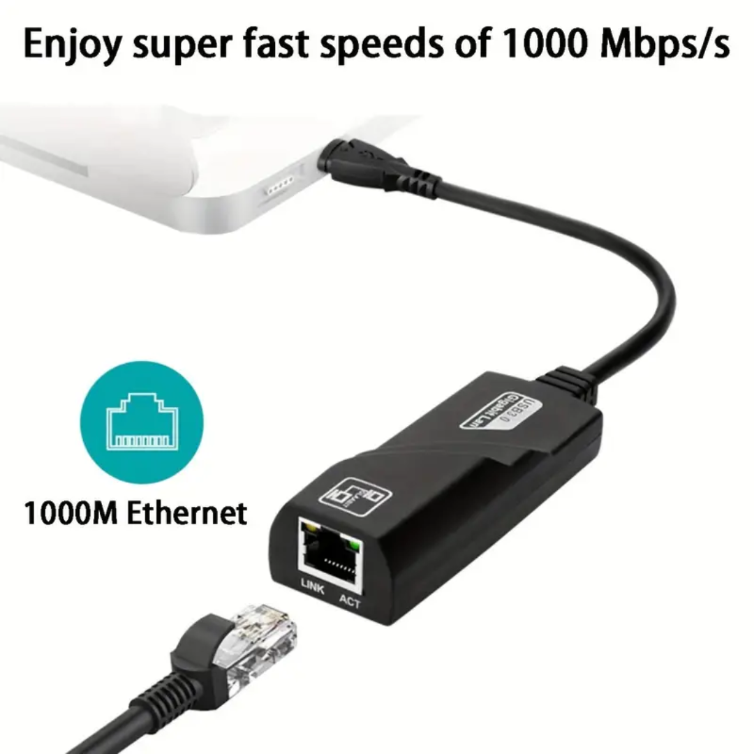 ADAPTADOR USB 3.0 A RJ45 GIGABIT TEU-100