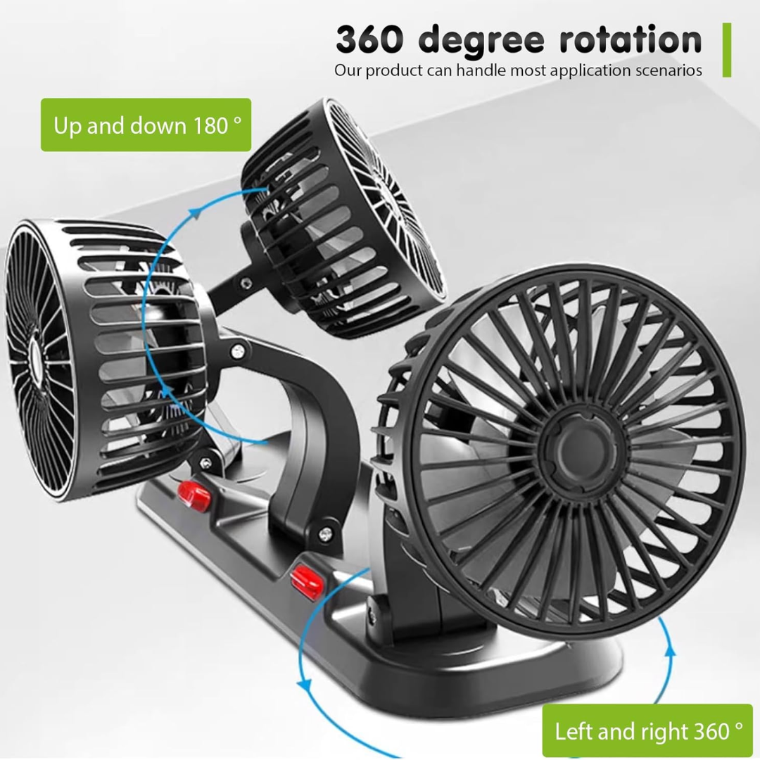 VENTILADOR PARA AUTOS KM-D5907