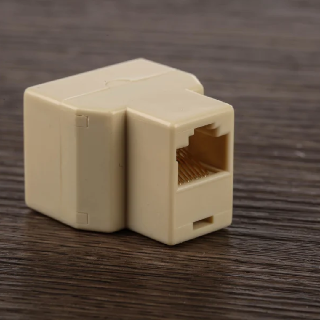 EXTENSOR PARA CABLE DE RED RJ45 A DOBLE RJ45 KM-RJ45-1-2
