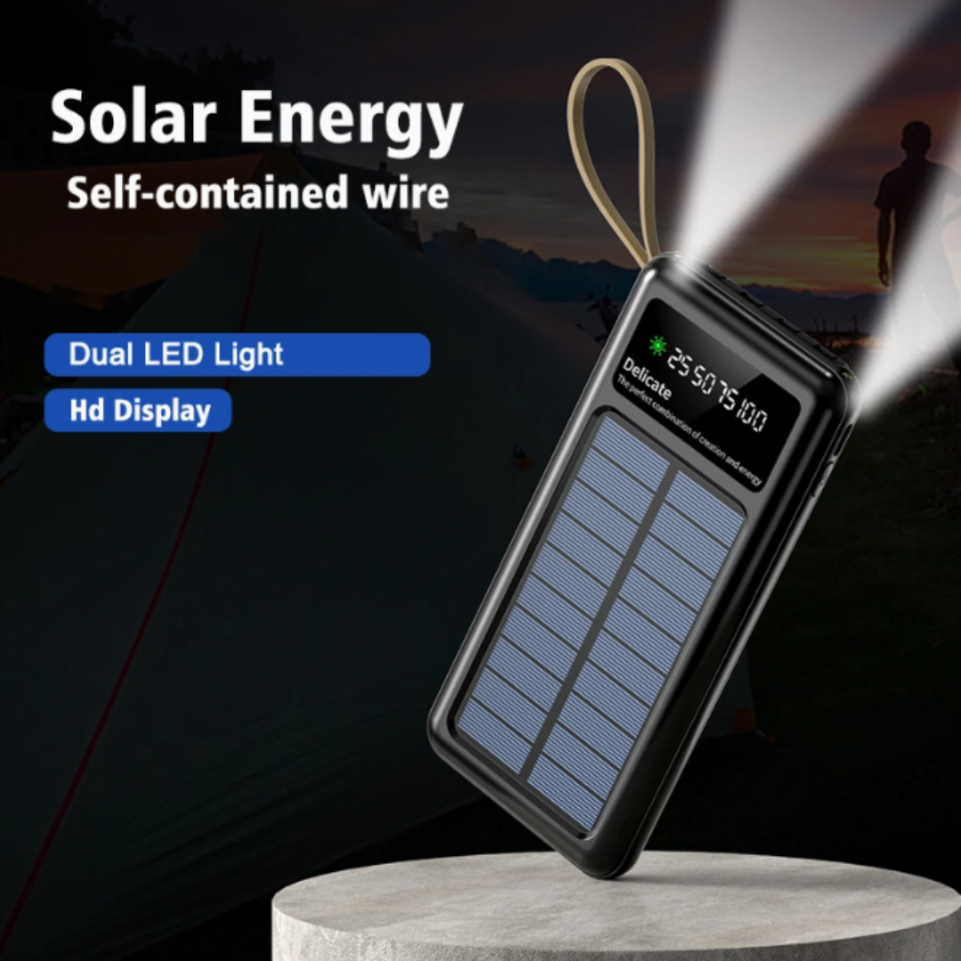BATERÍA PORTÁTIL SOLAR DE 20000MAH KM-E5719