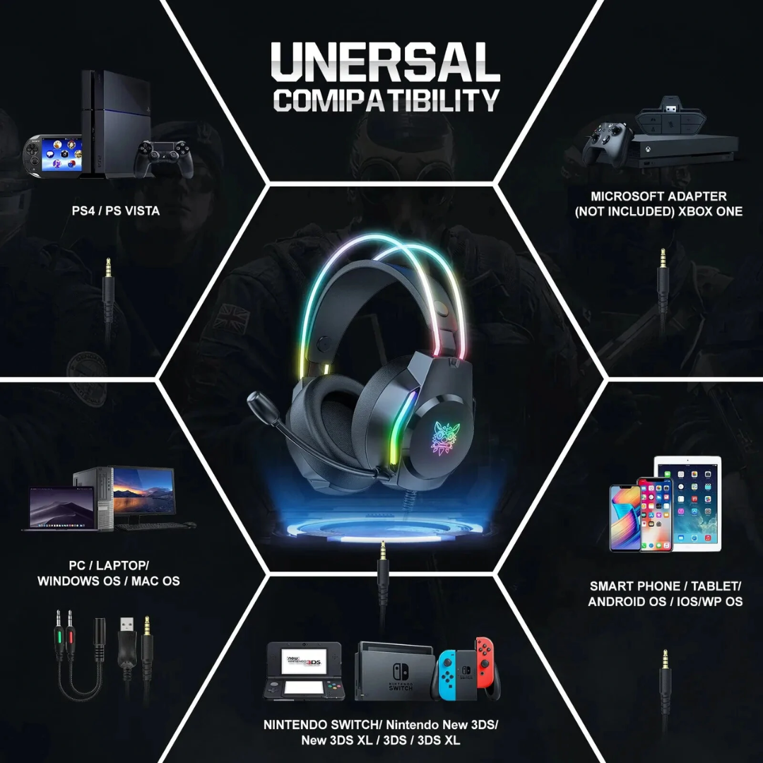 AURICULARES PARA JUEGOS ONIKUMA X26