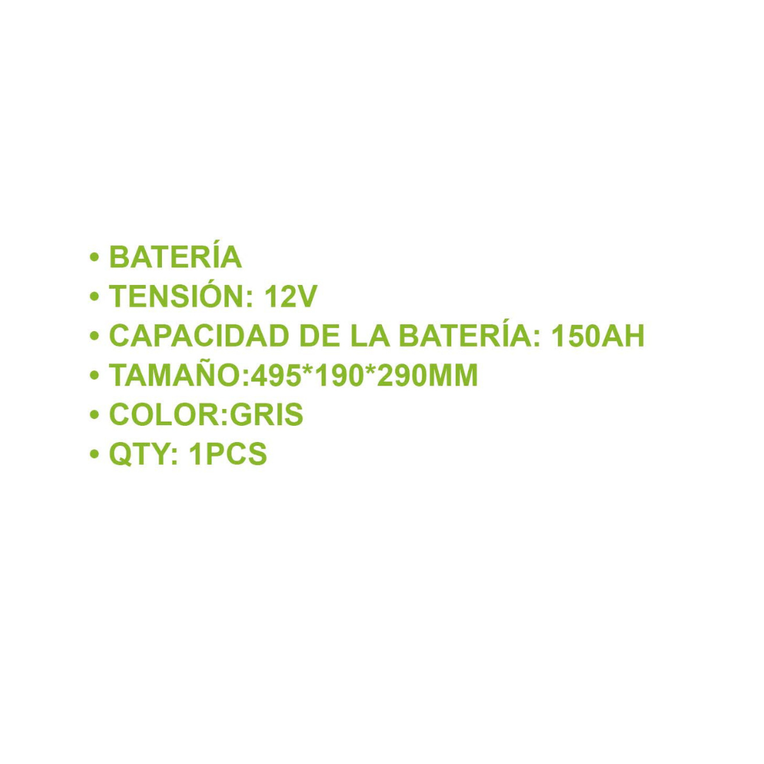 BATERIA DE GEL 150AH