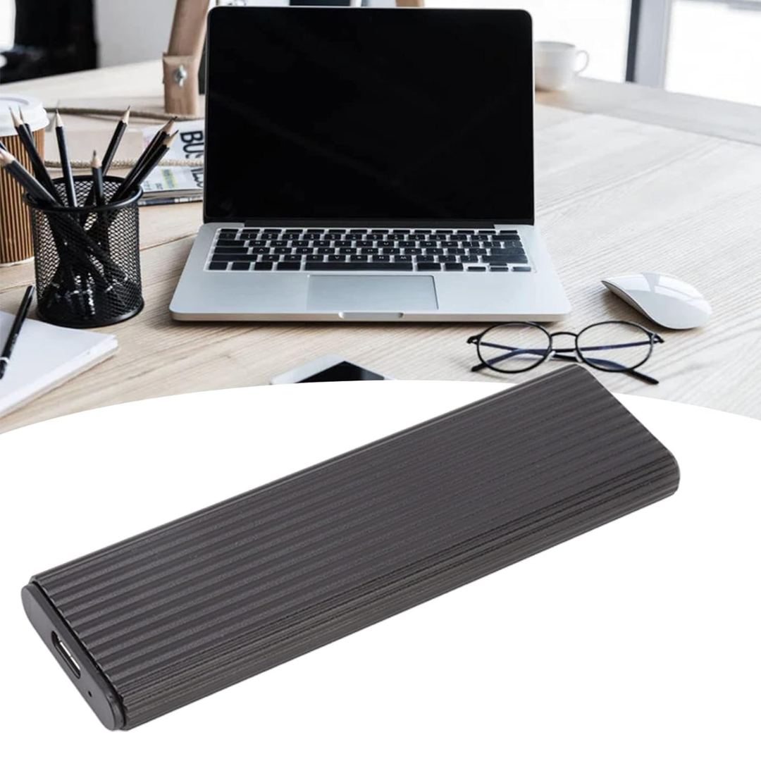 CAJA EXTERNA SSD M.2 A USB 3.1, 10GBPS CON CABLE USB TIPO-C M211