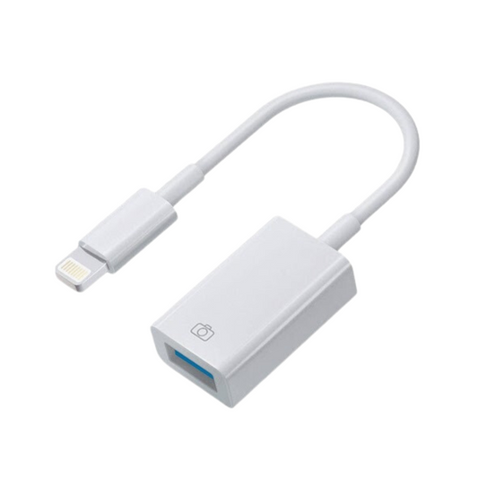 ADAPTADOR DE CÁMARA LIGHTNING A USB 3.0 PARA IPHONE/ IPAD RXY-049