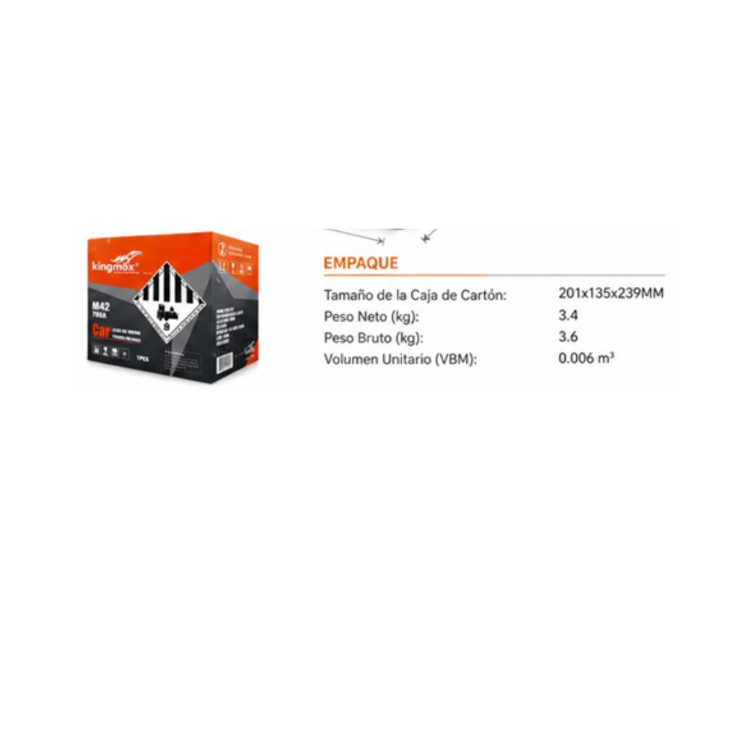 BATERIA PARA AUTOMOVIL M42