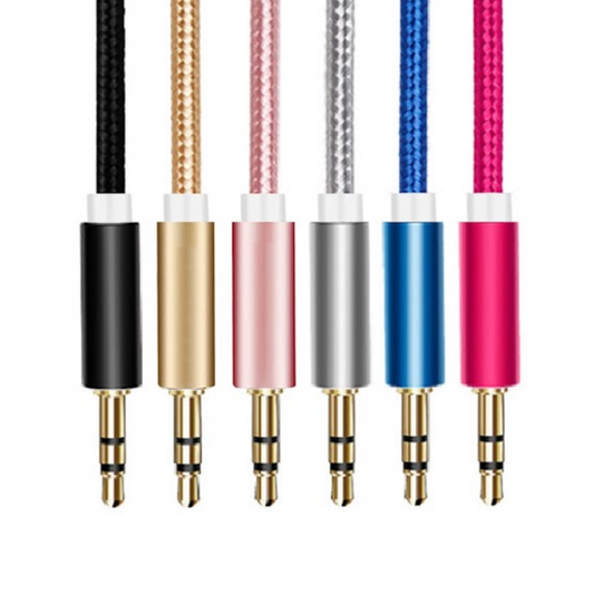 CABLE AUXILIAR DE AUDIO 3.5MM DE 1M DSY-6511