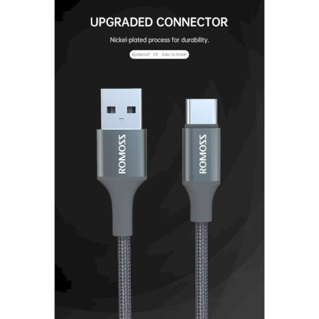 CABLE USB A USB TIPO C DE 1M ROMOSS CB3035