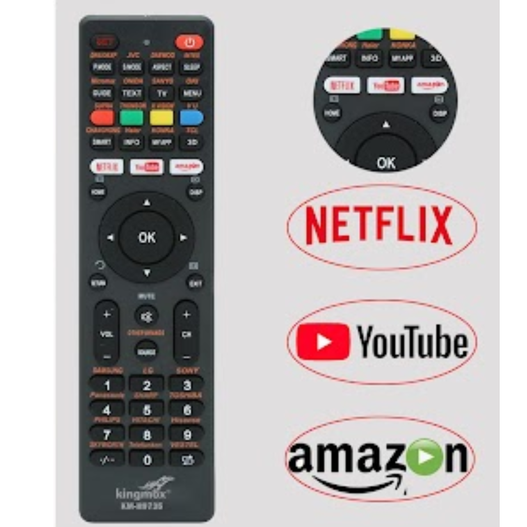 CONTROL REMOTO UNIVERSAL DE TELEVISOR KM-H9735