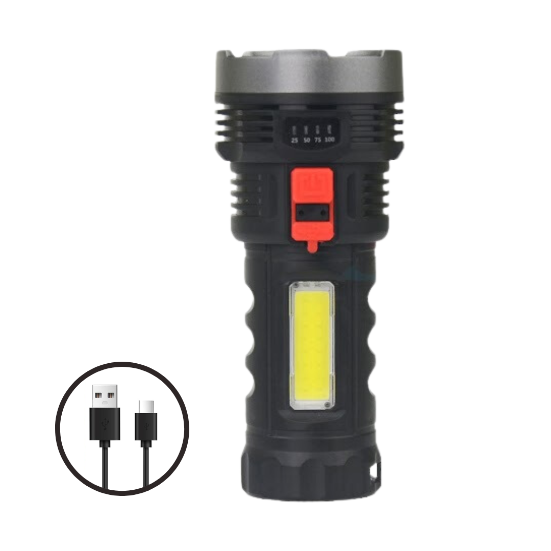 LINTERNA LED DE CARGA USB BK-822