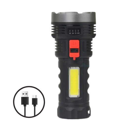 LINTERNA LED DE CARGA USB BK-822