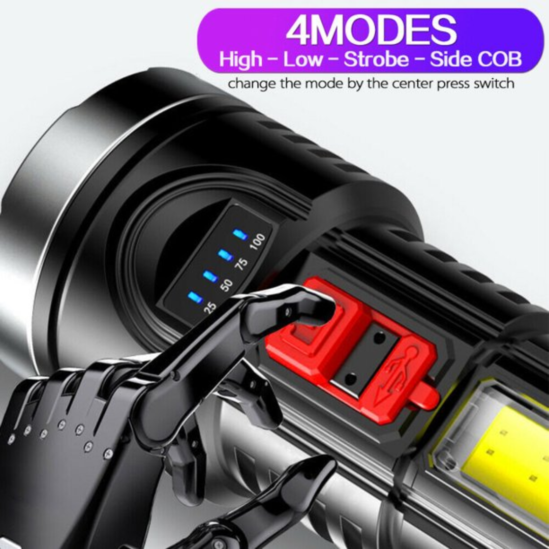LINTERNA LED DE CARGA USB BK-822