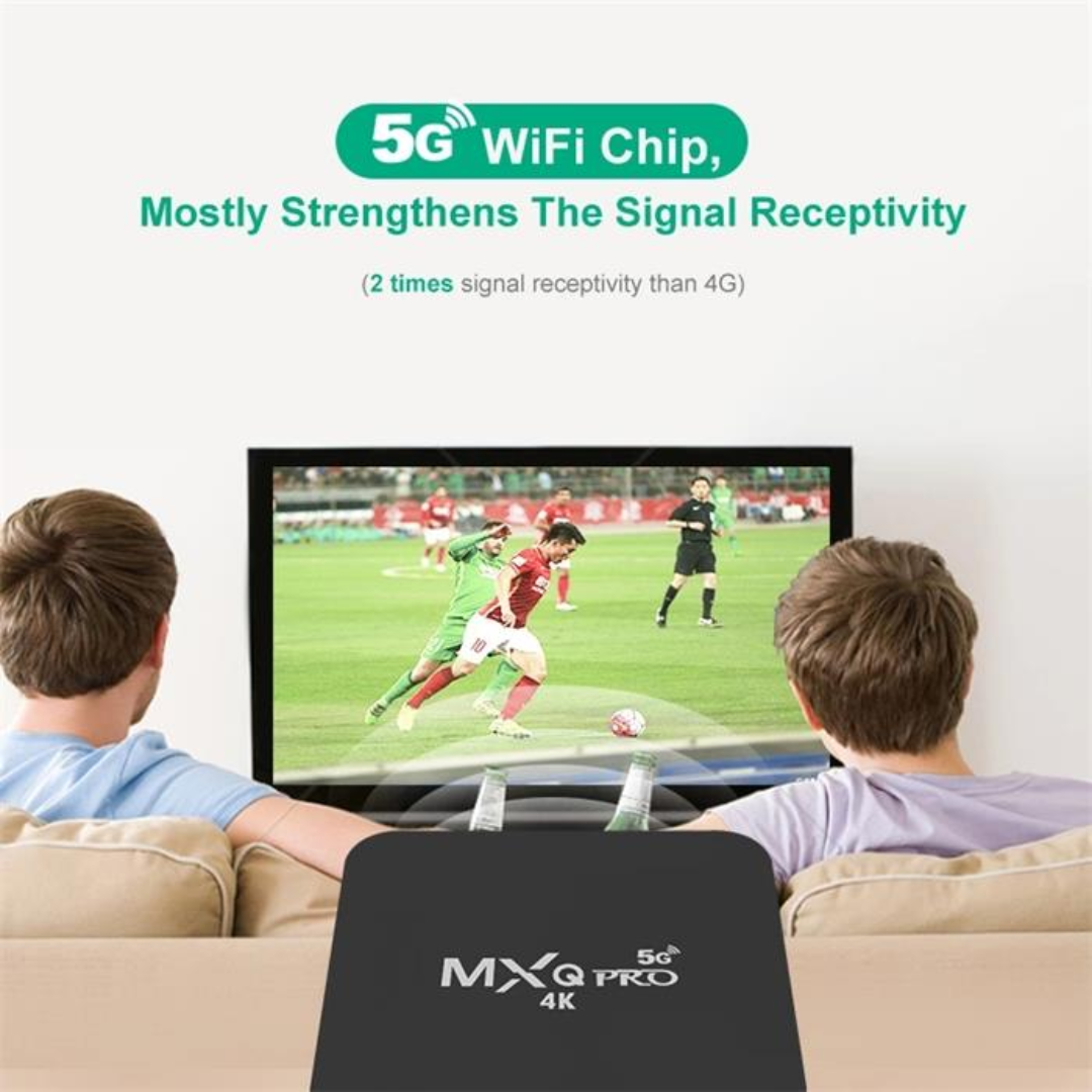 CAJA PARA TELEVISOR MXQ PRO 4K
