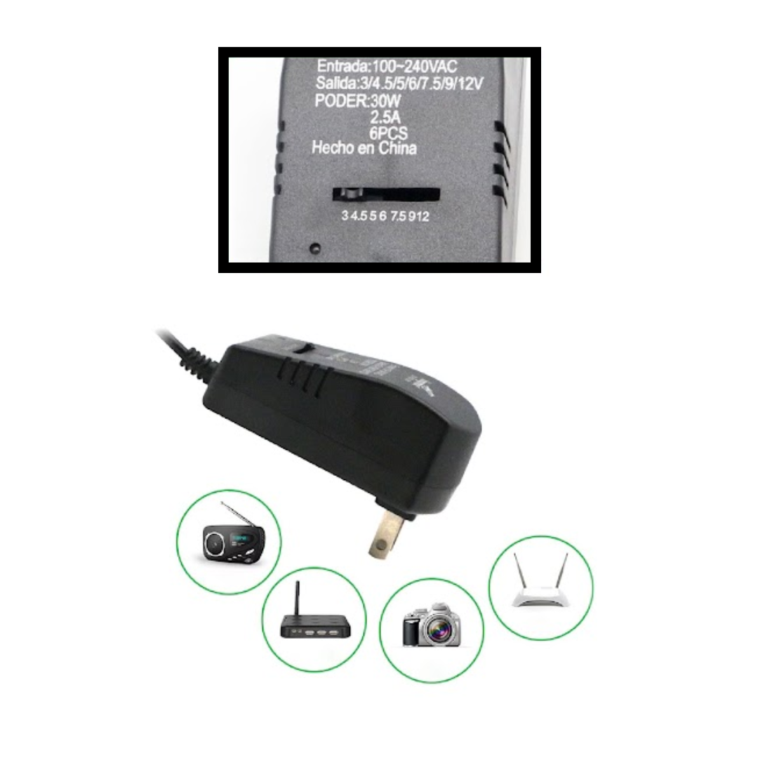 CARGADOR UNIVERSAL DE 30W MÁX. DSY-6201-30W