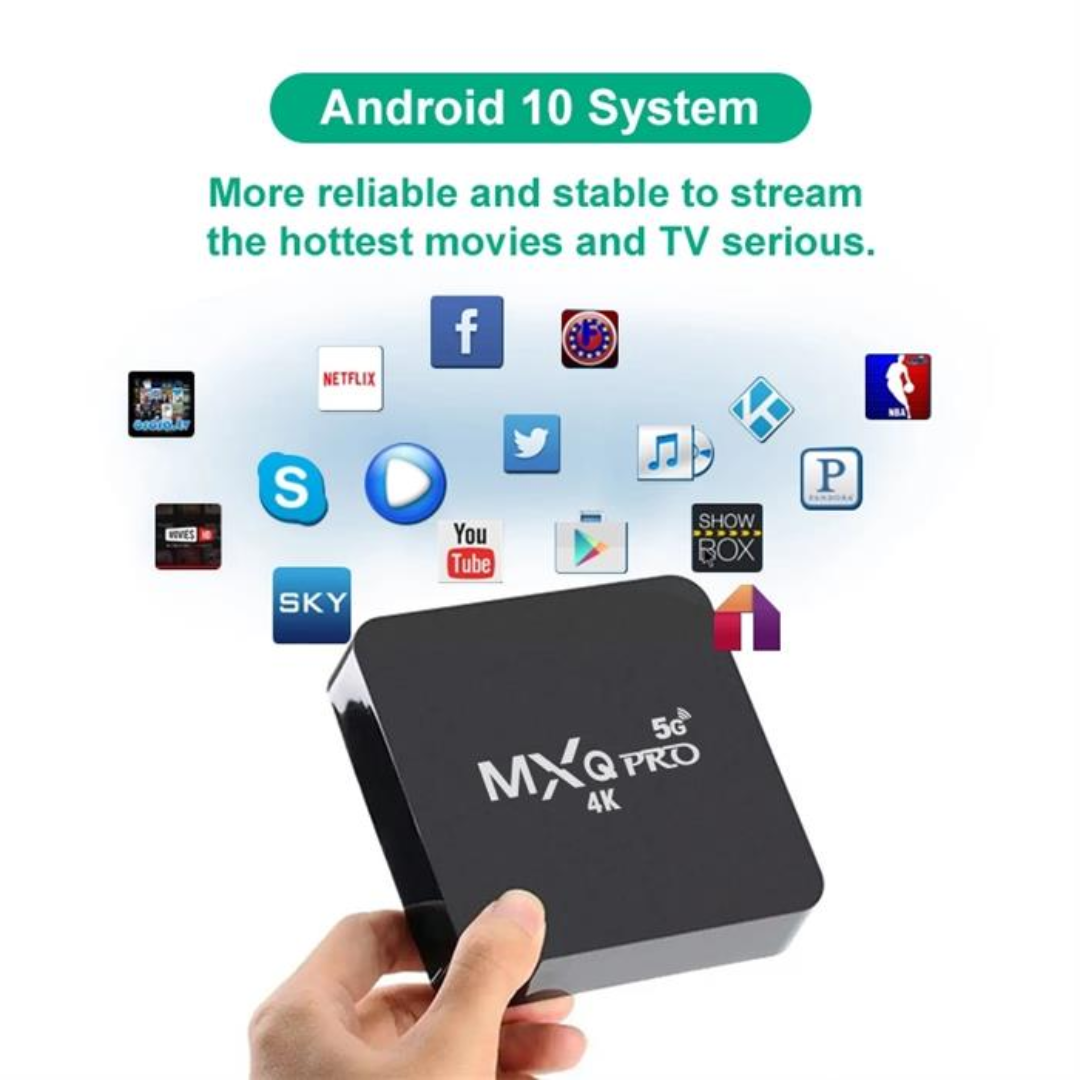 CAJA PARA TELEVISOR MXQ PRO 4K