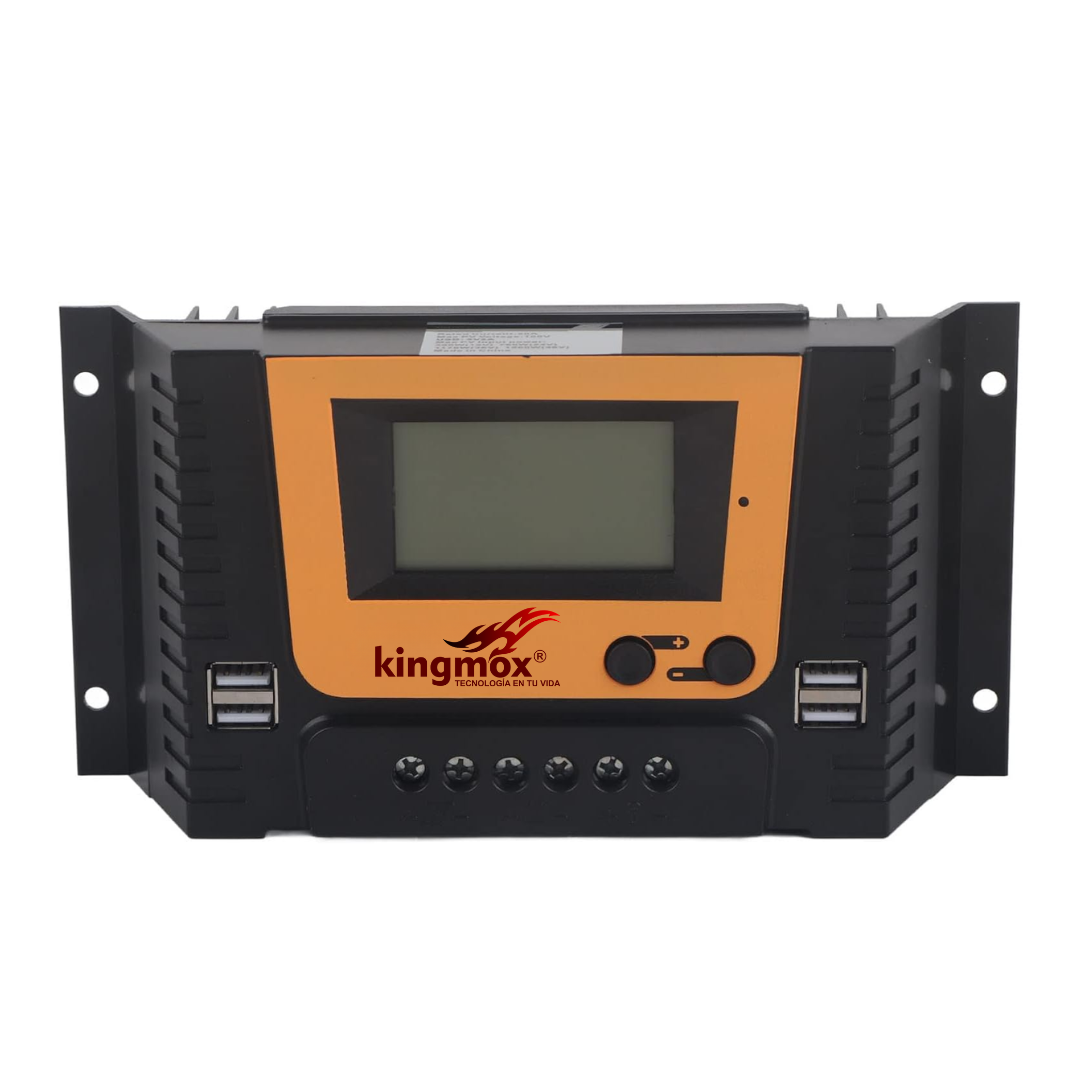 CONTROLADOR SOLAR 12V/24V/36V/48V AUTO DE 30A/40A PWM VT40