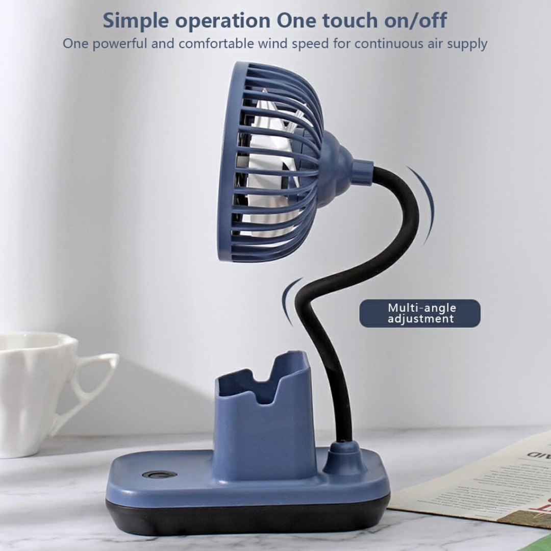 VENTILADOR DE MESA CON PORTALÁPICES FY7714F