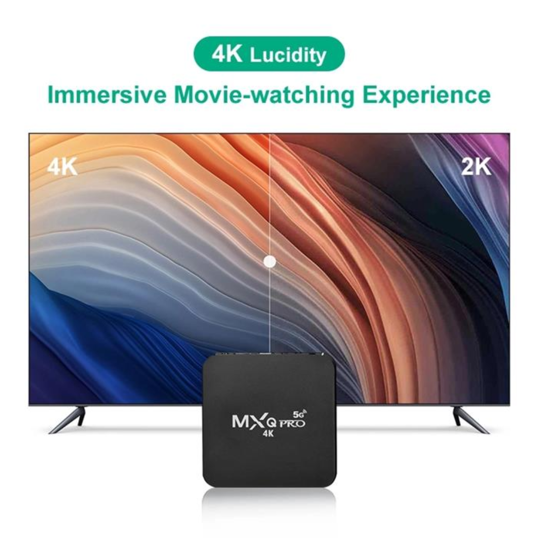 CAJA PARA TELEVISOR MXQ PRO 4K