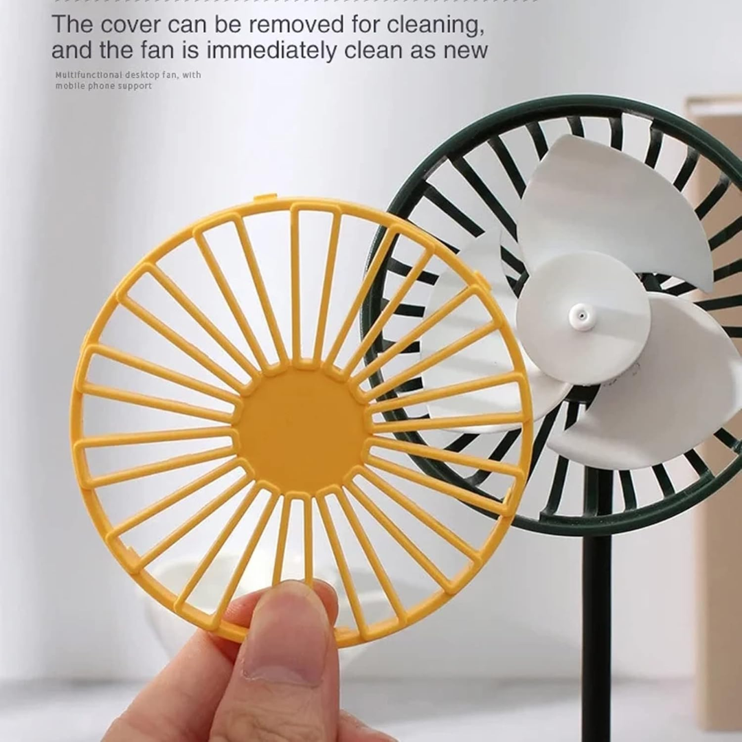 VENTILADOR DE MESA CON PORTALÁPICES FY7714F
