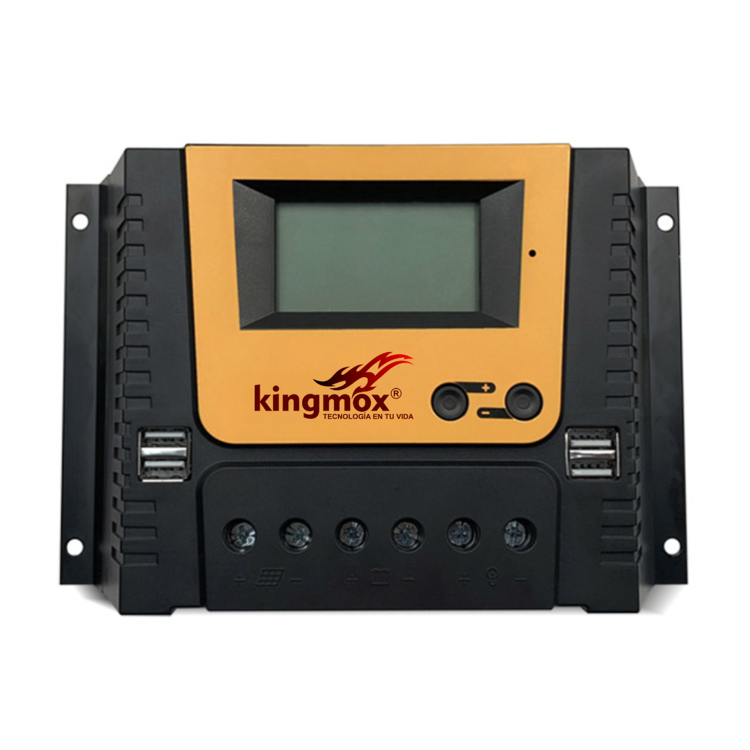 CONTROLADOR SOLAR 12V/24V/36V/48V AUTO DE 50A/60A PWM VT60