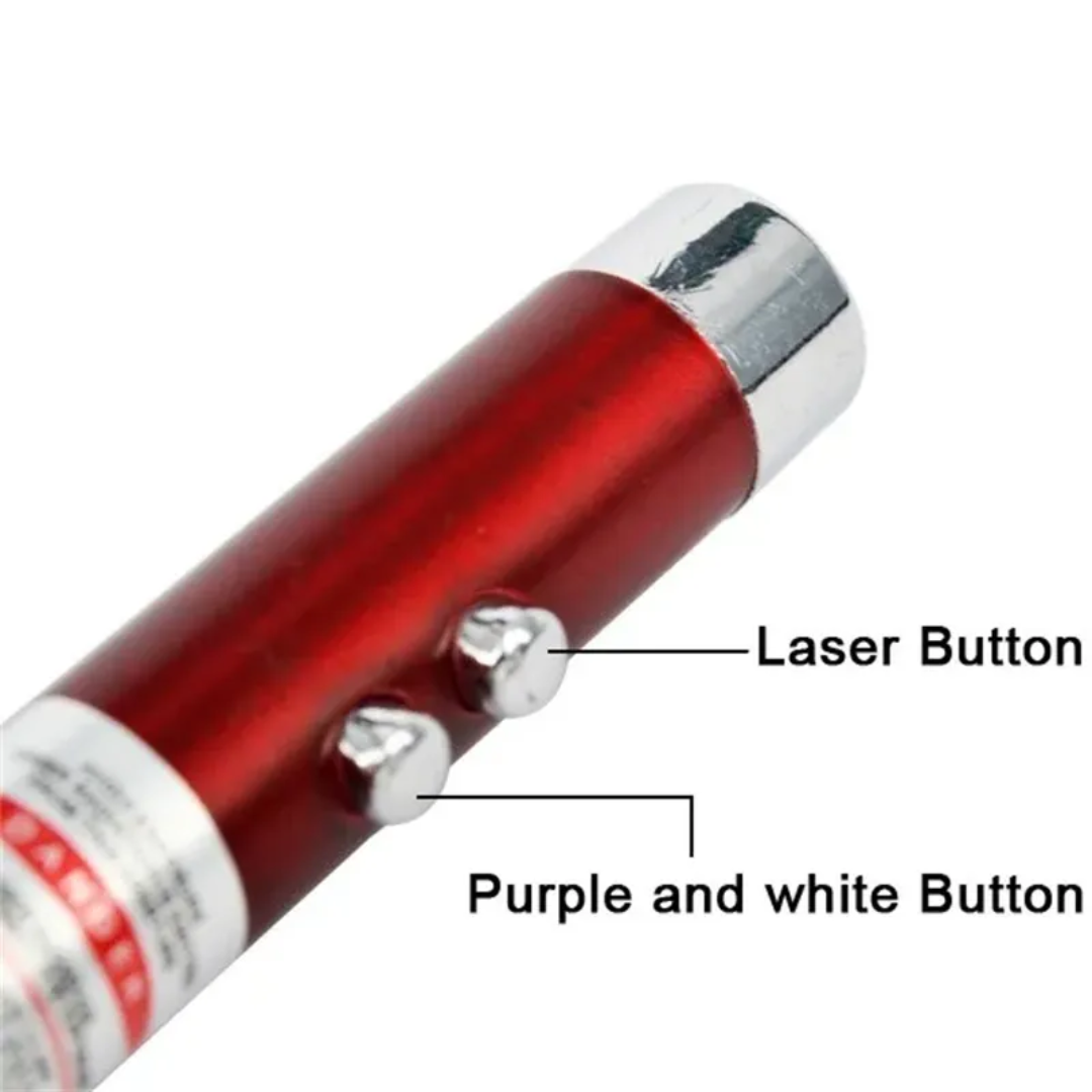 LINTERNA LED Y LÁSER 3 EN 1 MP-19922
