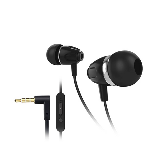 AUDÍFONOS UNIVERSALES CON MICRÓFONO Y AJUSTE DE VOLUMEN EXTRA BASS KM-1003