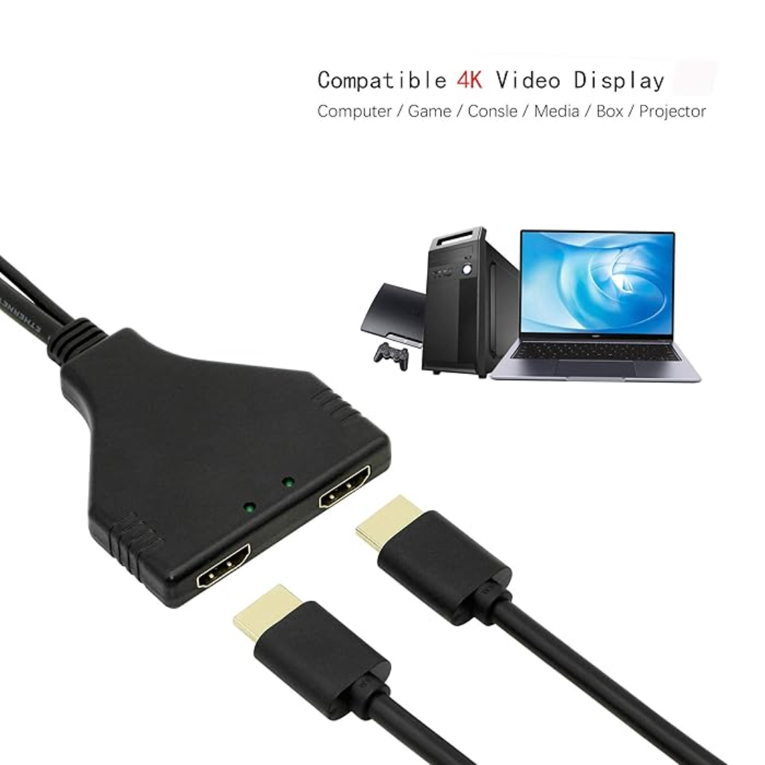 ADAPTADOR DVI A 2 PUERTOS HDMI 4K KMDH-01