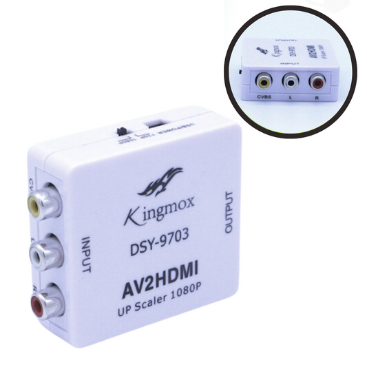 ADAPTADOR DE RCA A HDMI FULL HD 1080P DSY-9703