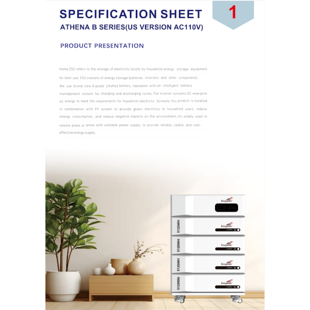 BANCO DE ENERGÍA LiFePO4 5KW PARA HOGAR