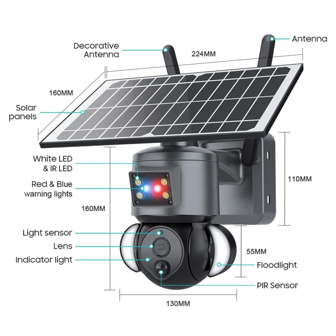CÁMARA SOLAR 4G ST-S582-3M-4G