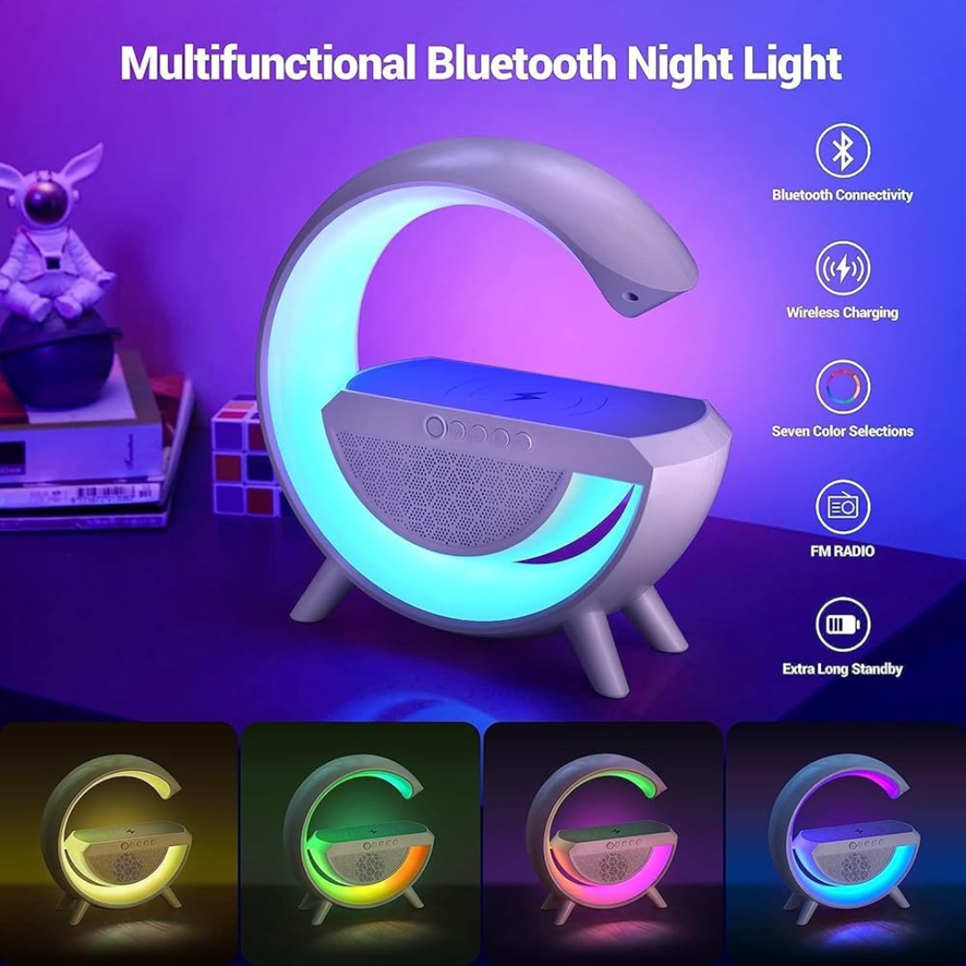 ALTAVOZ DE CARGA INALÁMBRICA CON ILUMINACIÓN LED BT2301