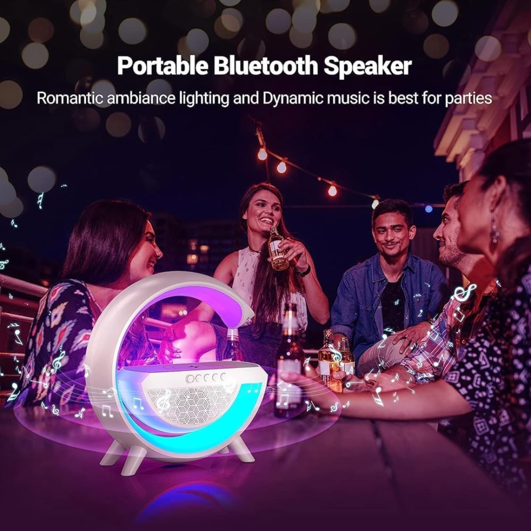ALTAVOZ DE CARGA INALÁMBRICA CON ILUMINACIÓN LED BT2301