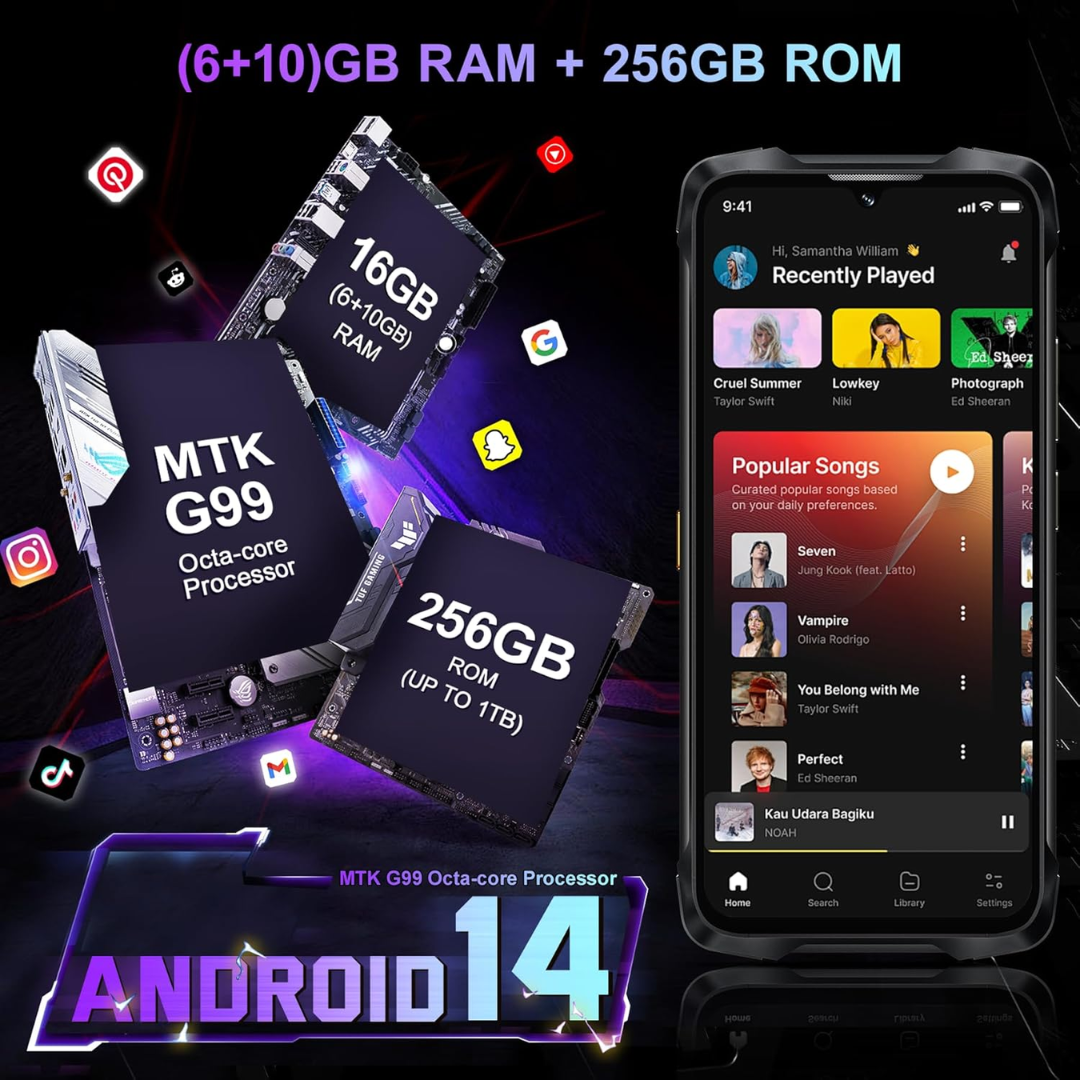 CUBOT KINGKONG POWER 3 24 + 256GB