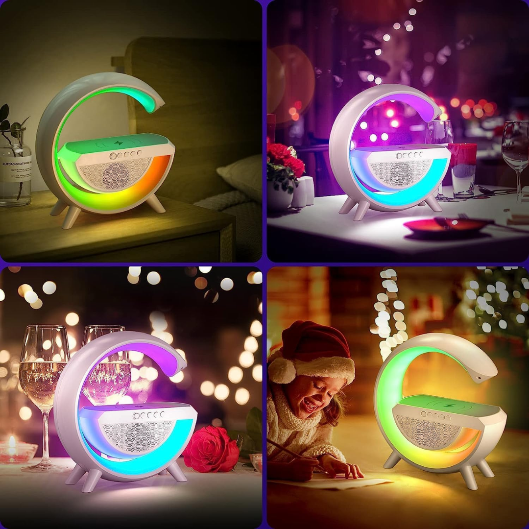 ALTAVOZ DE CARGA INALÁMBRICA CON ILUMINACIÓN LED BT2301